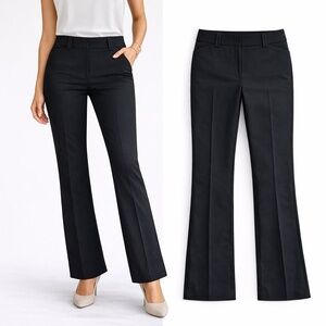 I.N.C. Mid-Rise Bootcut Black Pant Cotton Lycra with Pockets Size 10 Work Career